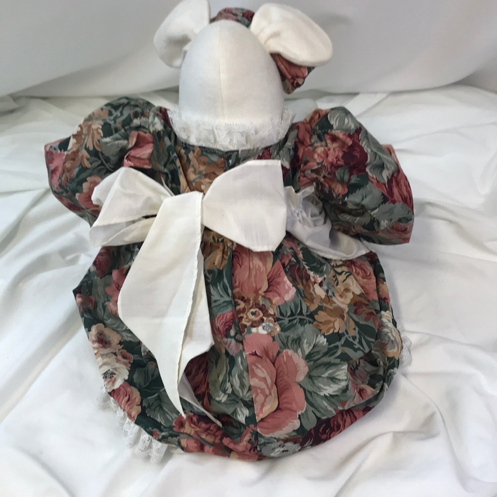 Vintage Handmade Country Mouse Doll 25”– Shabby Chic Prairie Style - Picture 4 of 5